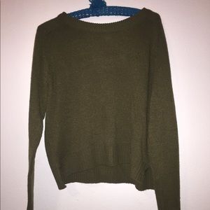 Green sweater